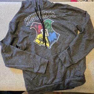 Hogwarts Harry potter gray hoodie mens small